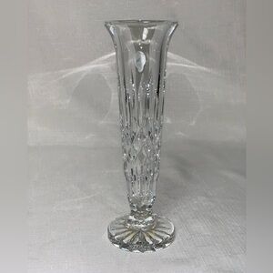 Ireland WATERFORD Crystal Glass Vase Clear 9" Lismore Bud Cut Floral Home Decor